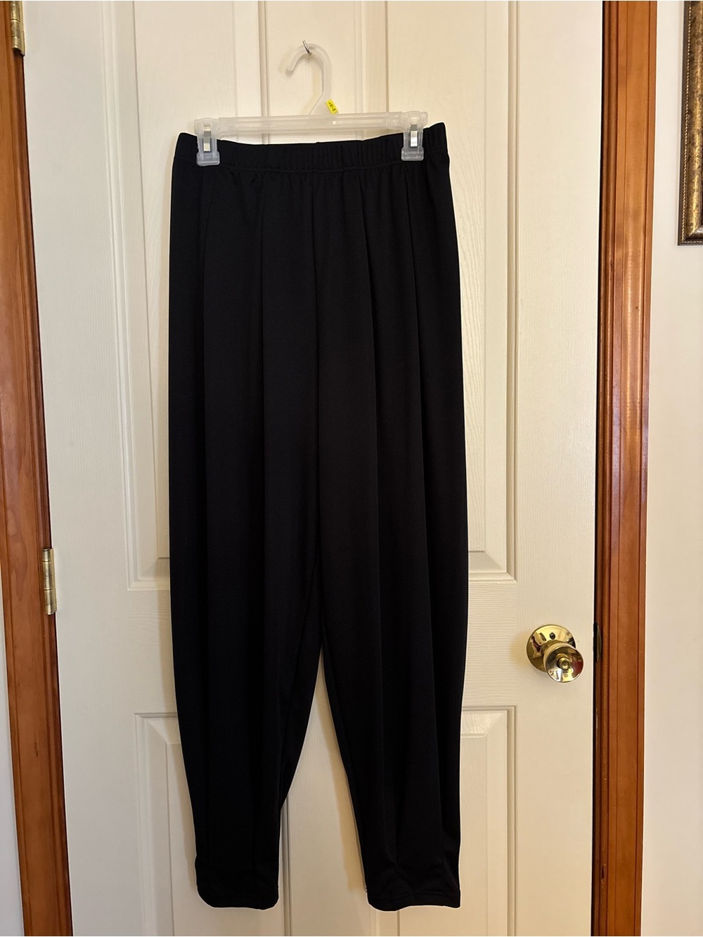 Body Wrappers Black Pull-On genie dance Pants large